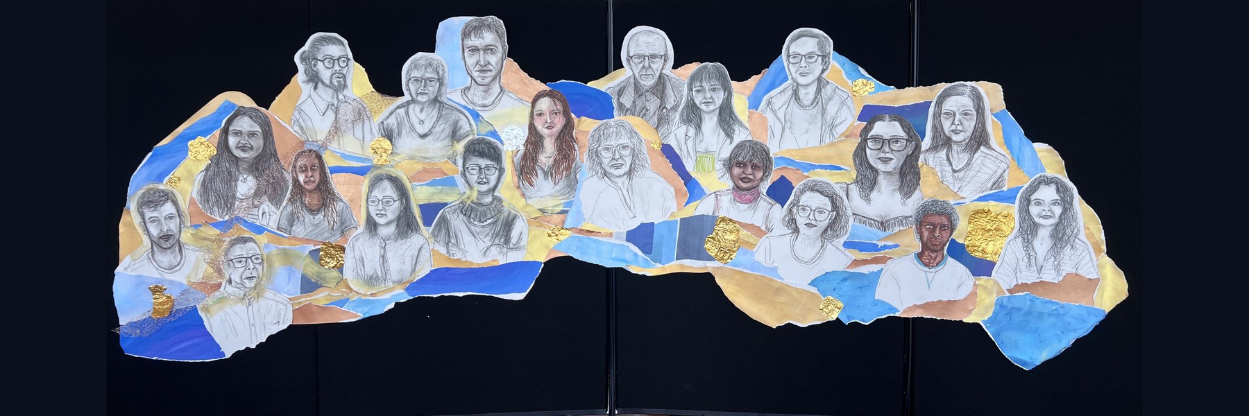 Current, Coast to Coast collective portrait (full 4.5m panorama)